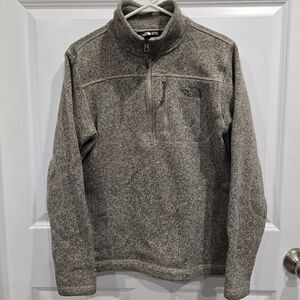 The North Face Better Sweater Sz S Gray 1/4 Zip Pullover
